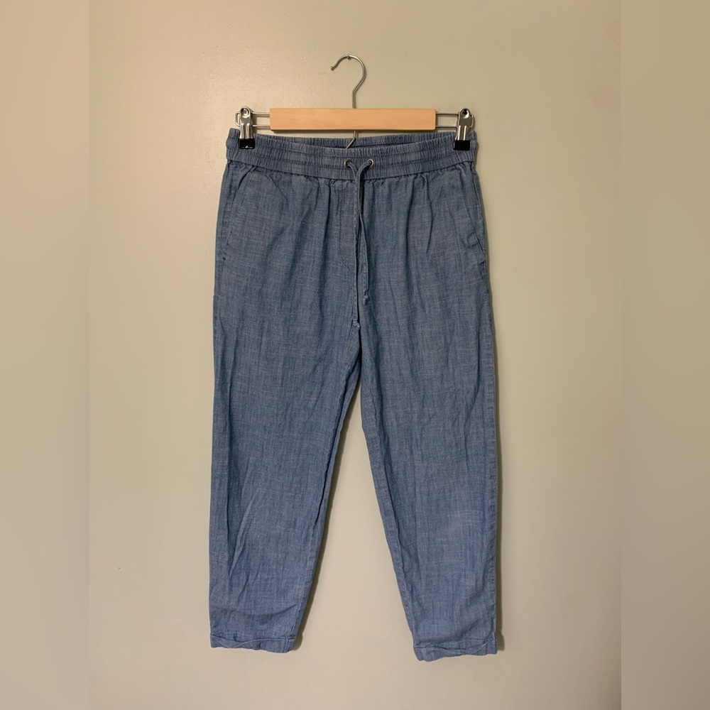 J. Crew — women’s size 0 relaxed denim pants with pockets